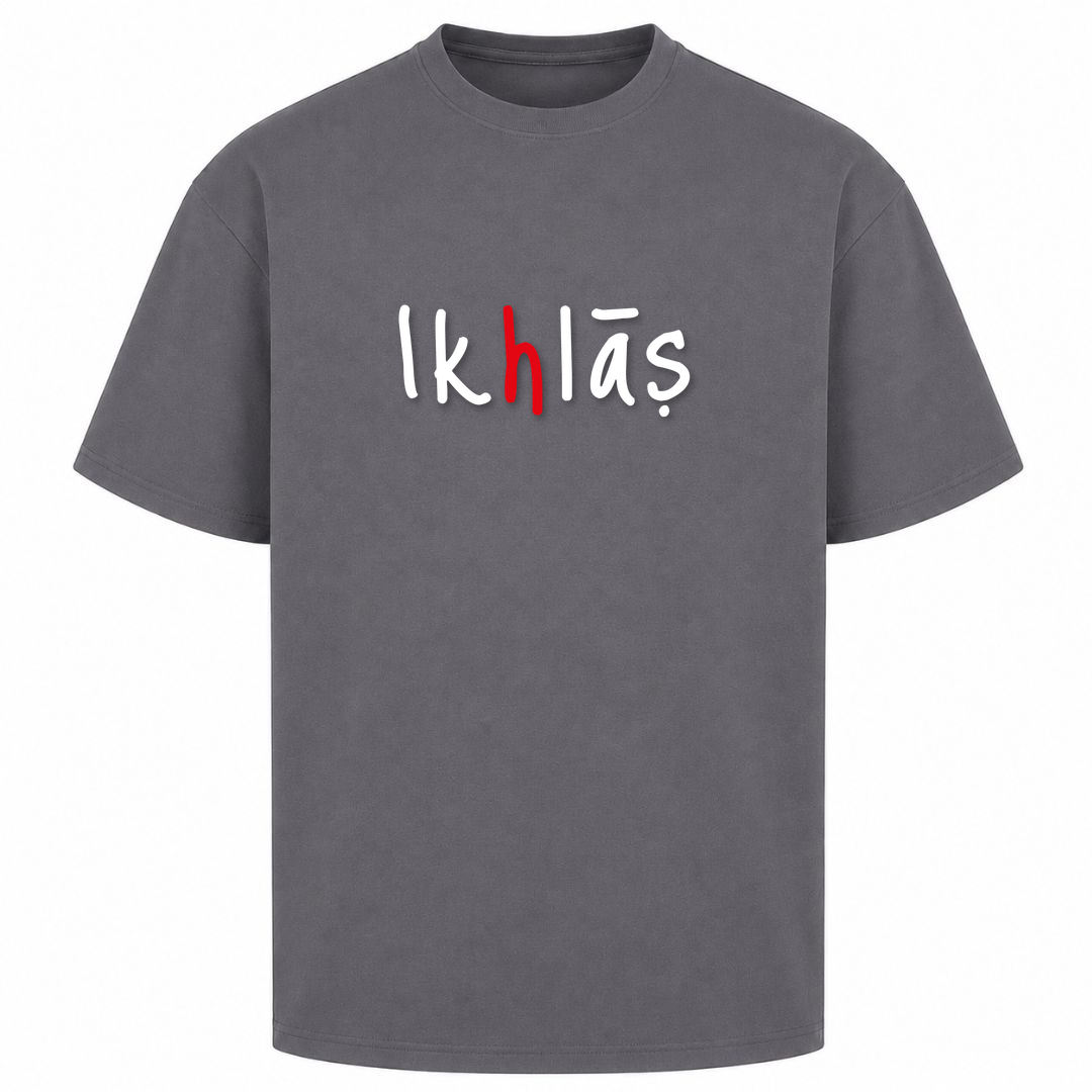 IKHLĀS – Aufrichtigkeit - dark grey 